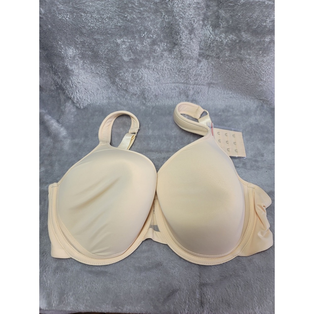 Underoutfit 1235 Lightly-Lined Full Coverage Underwire Bra Sand 38C Bra Extender